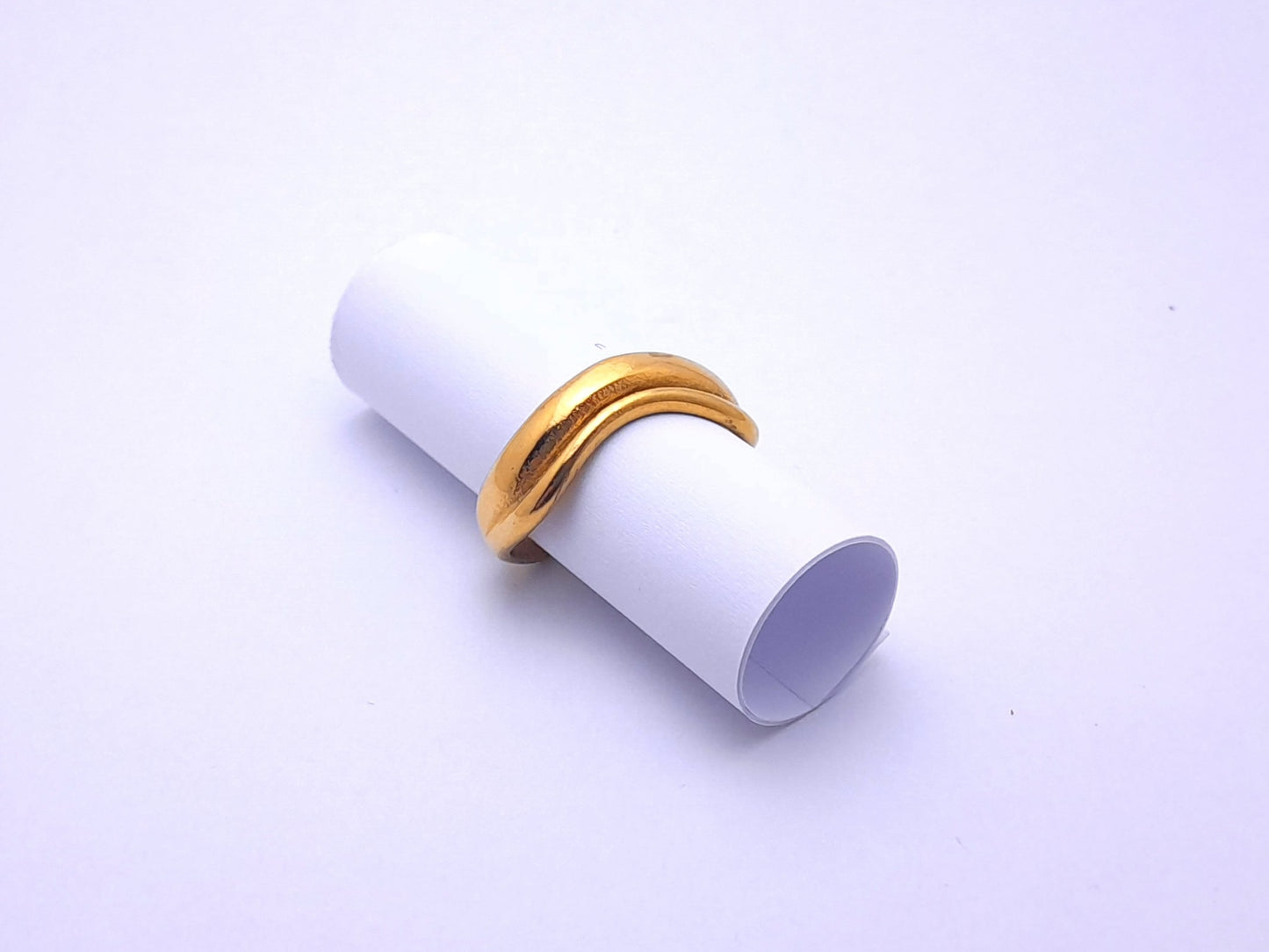 Wave Band Ring