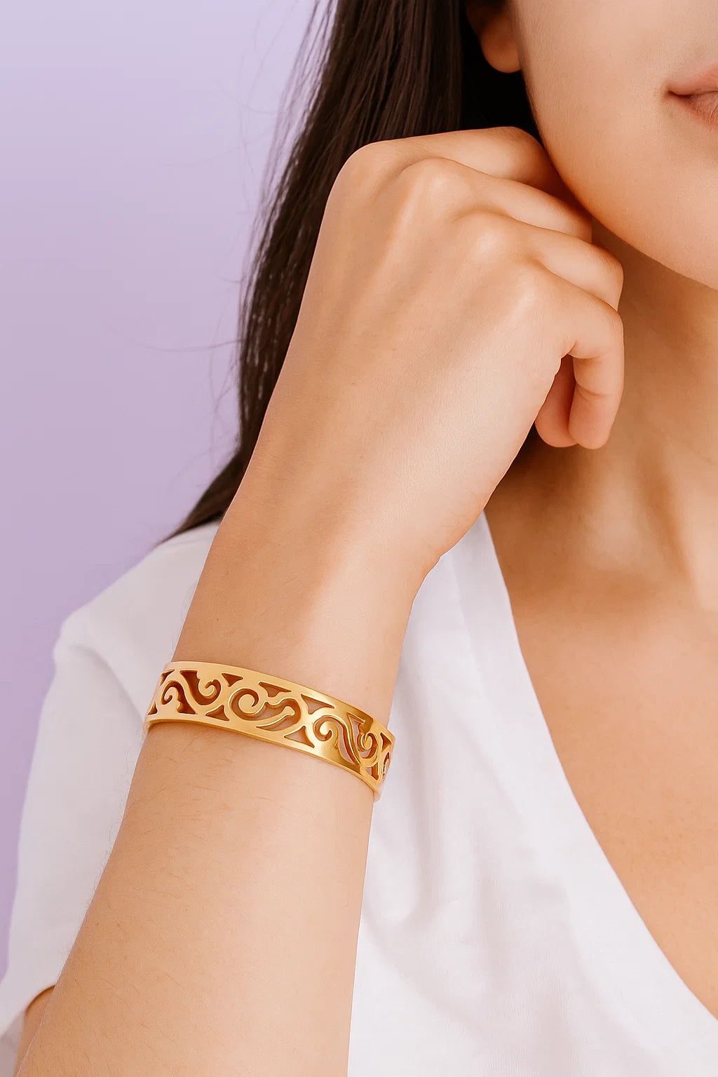 Arabesque Cuff Bracelet